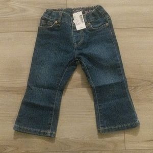 NWT CHILDREN'S PLACE blue denim bootcut. 18-24 mth